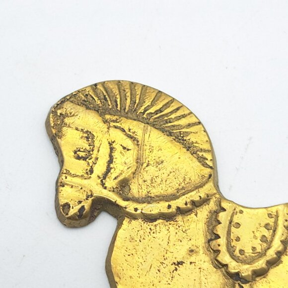 Brass Horse Coat Hook - Picture 9 of 11